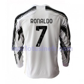 Maillot de Foot Juventus Cristiano Ronaldo 7 Domicile 2020-21 Manches Longues
